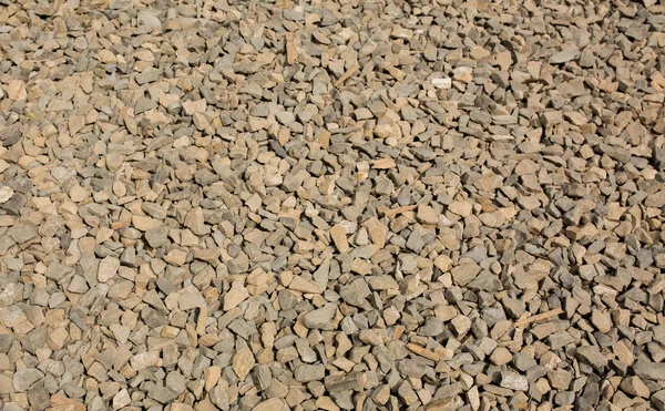 Texture of crushed granite rocks