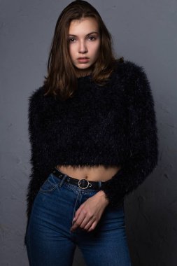 Lüks ve ince kızlar için deneme çekimi. 