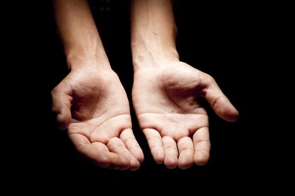 Praying Hands., Hands with holly spirit. — Stock Photo, Image