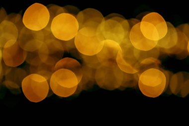 Noel defocused arka plan sarı ışık.