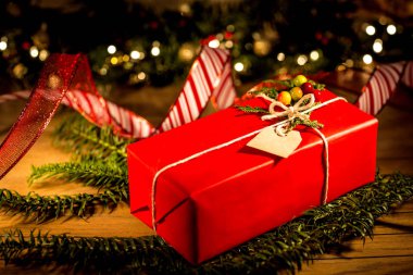 Noel arka plan dekorasyon ayrıntıları ile.