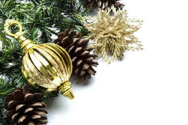 Noel arka plan dekorasyon ayrıntıları ile.