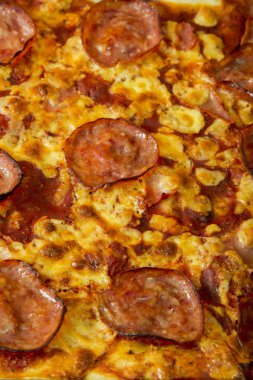 detaylara güzel geleneksel pizza