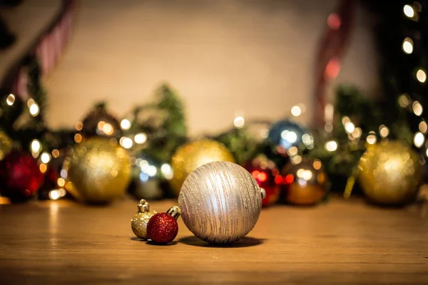 Fondo de Navidad con detalles de decoración . — Foto de Stock