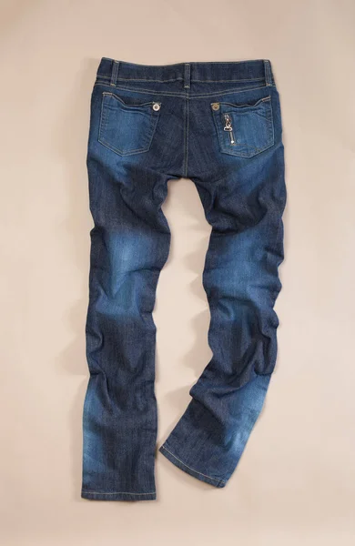 Jeans bleu fond — Photo