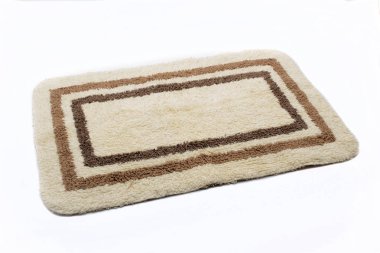 Decorative rug for bathrooms clipart