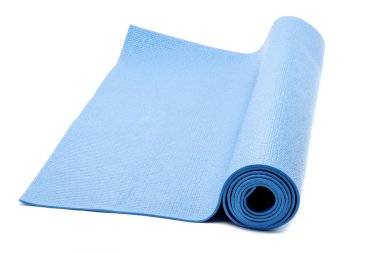 Beyaz arka plan üzerinde spor halı
