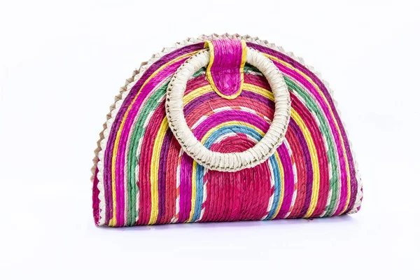 Mexican cultural bag on white background