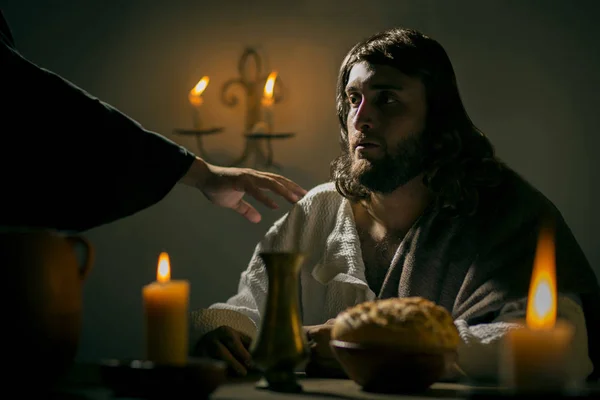 Тайная вечеря Иисуса Христа — стоковое фото