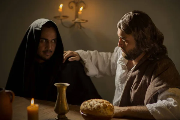Тайная вечеря Иисуса Христа — стоковое фото