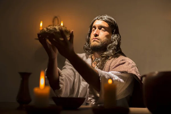 Den sista måltiden som Jesus — Stockfoto