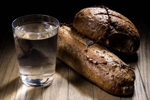 Fasten Für Brot Und Wasser Zur Stärkung Des Geistes — Stockfoto