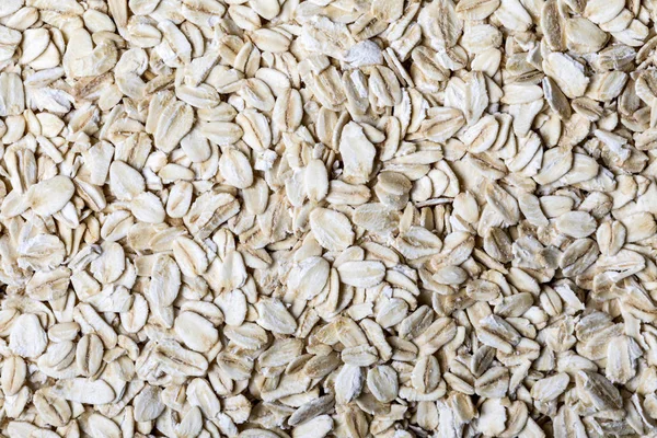 Close up texture of oat flakes — Stock Photo, Image