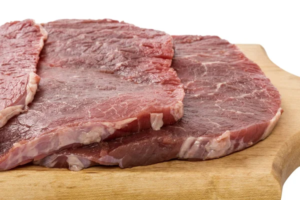 Кусок говяжьего стейка — стоковое фото