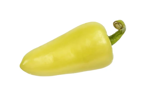 Jalapeo piment jaune isolé sur blanc — Photo