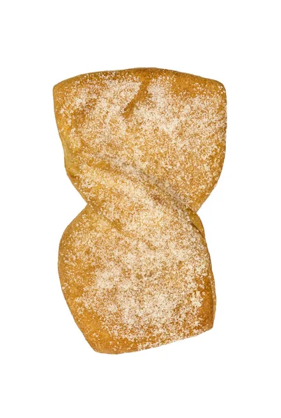 Pão artesiano sobre fundo branco — Fotografia de Stock