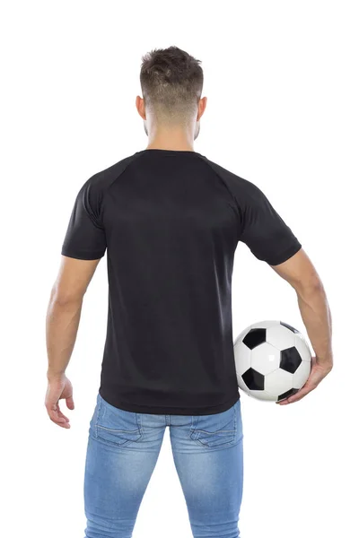 Fan piłki nożnej młodych — Zdjęcie stockowe