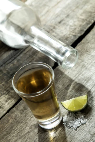 Dettaglio di colpo di tequila — Foto Stock