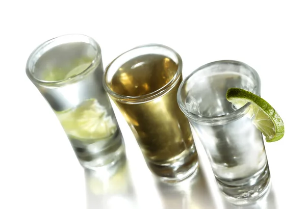 Dettaglio di colpo di tequila — Foto Stock