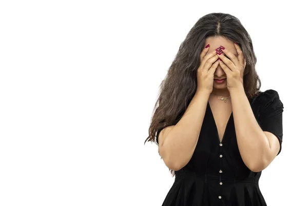 Expresión y personas mujer mayor de 20 años . — Foto de Stock