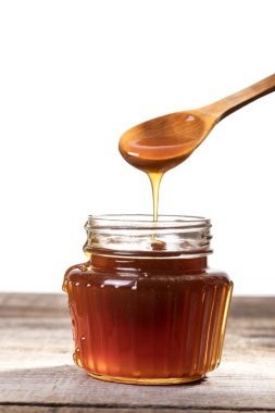 Altın bal, doğal, altın, kristal ve sağlıklı.