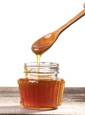 Altın bal, doğal, altın, kristal ve sağlıklı.