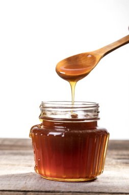 Altın bal, doğal, altın, kristal ve sağlıklı.