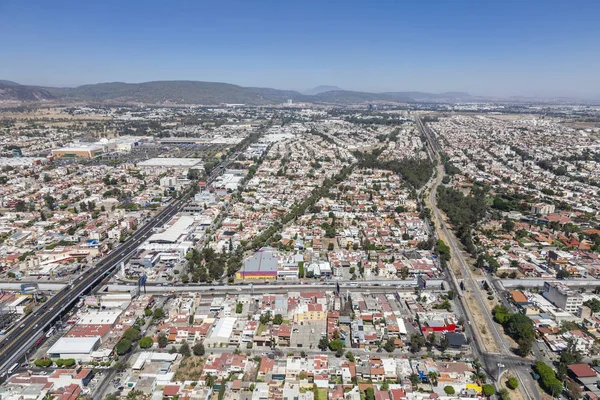 Bela vista aérea da cidade — Fotografia de Stock