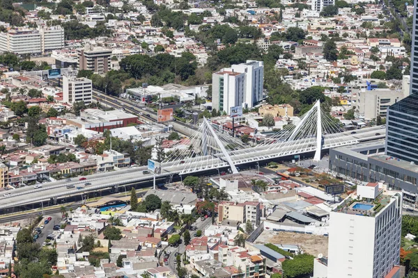 Bela vista aérea da cidade — Fotografia de Stock