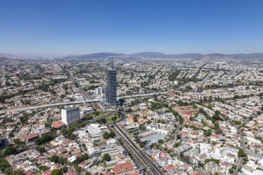 Şehrin güzel hava manzarası