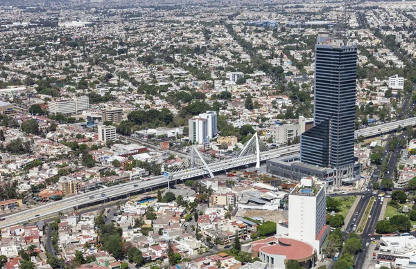 Belle vue aérienne de la ville — Photo