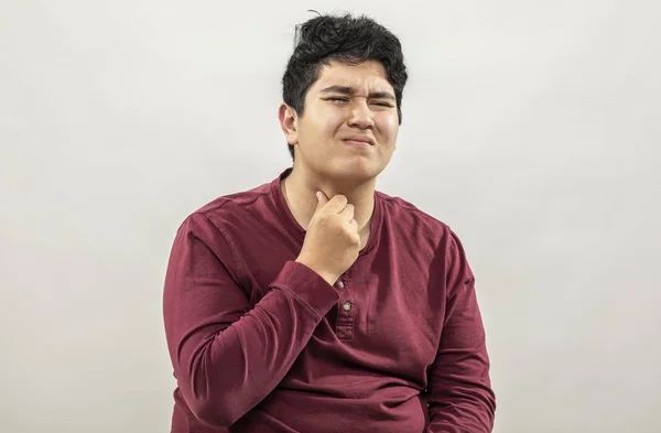 Young men facial expressions — Stock Photo, Image