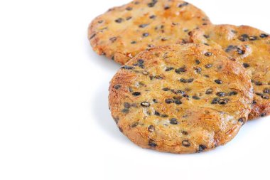 Siyah susam ile pirinç kraker