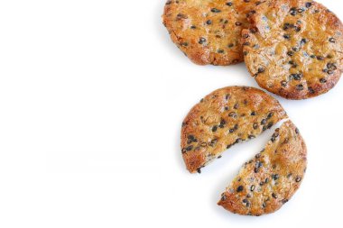 Siyah susam ile pirinç kraker