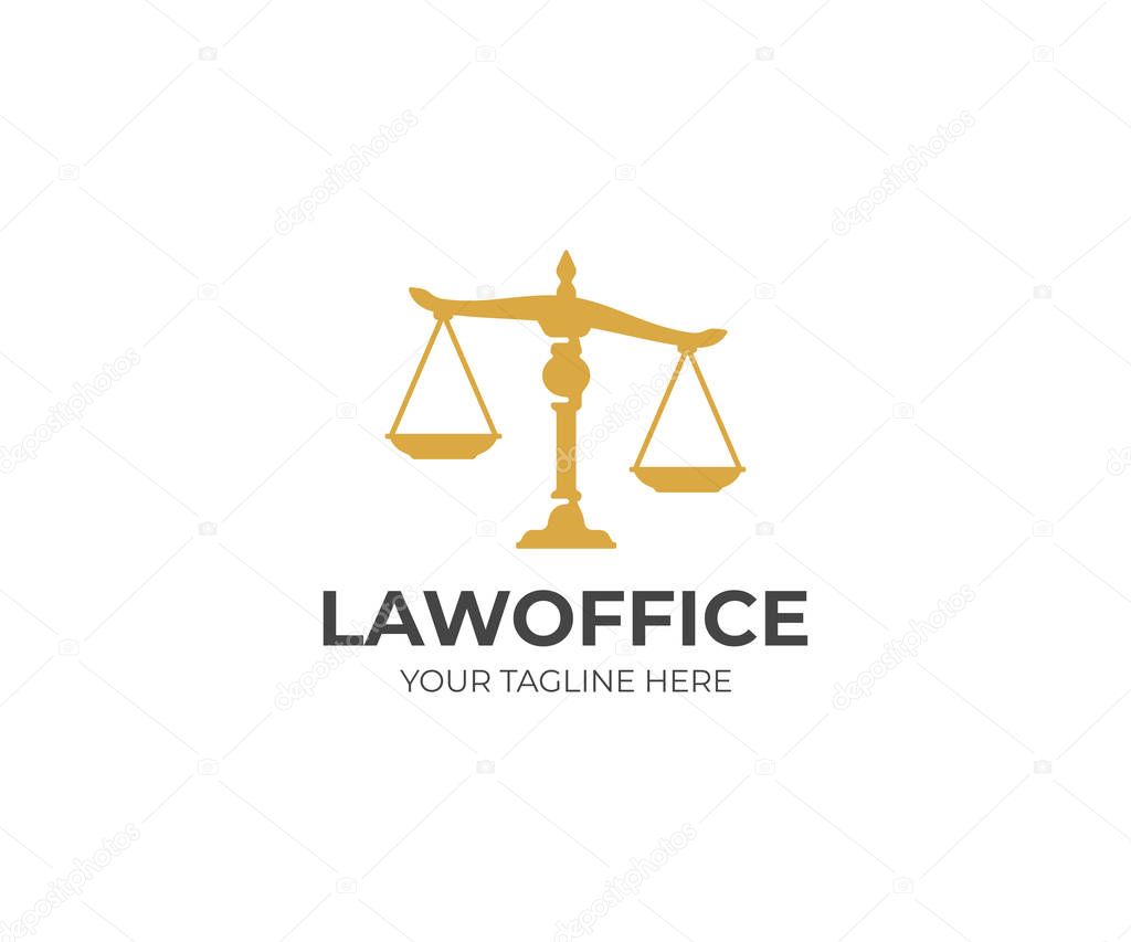 Download Scales Justice Logo Template Law Scales Vector Design ...