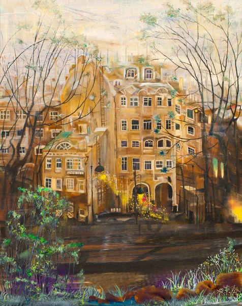 Saint-Petersburg cityscape Yağlıboya Resim