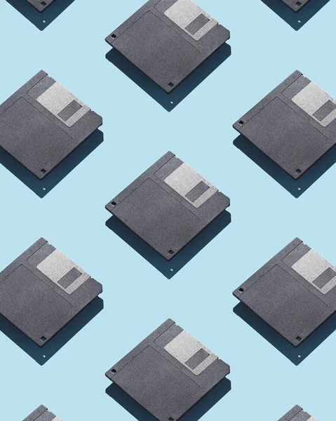 Floppy disks pattern — Stock Photo, Image