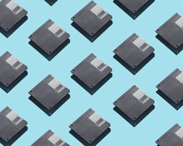 Floppy disks pattern — Stock Photo, Image