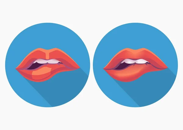 Икона "Страсть губ" — стоковый вектор