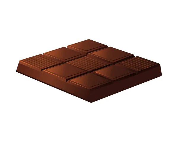 Schokoladenkonfekt isoliert — Stockvektor