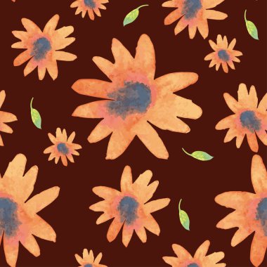 Çiçekler vintage kartı duvar kağıdı