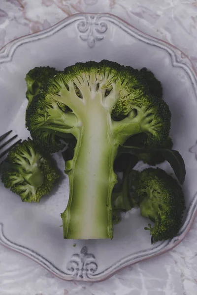 Lezzetli Bir Brokoli — Stok fotoğraf