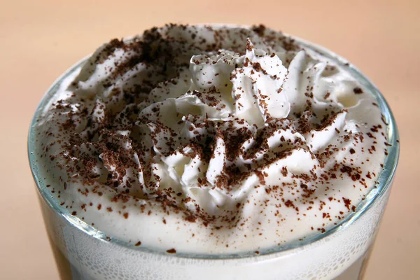 Café Fresco Con Crema Dulce — Foto de Stock