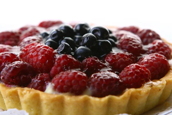 Een Verse Fruitcake Met Bosbessen — Stockfoto