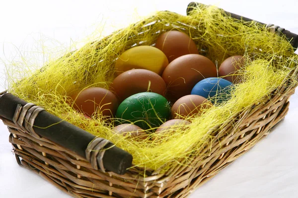 Пасхальные Яйца Крупным Планом — стоковое фото