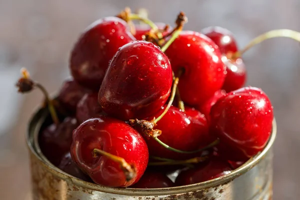 Food Berries Cherry Table — Stock Photo, Image