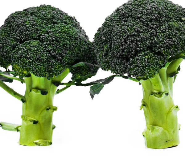 Heerlijke Broccoli Een Witte Achtergrond — Stockfoto