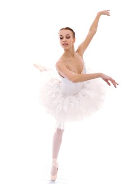 Muhteşem balerin iş başında.