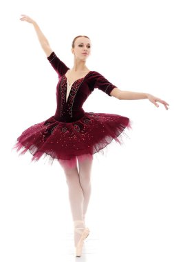 Muhteşem balerin iş başında.