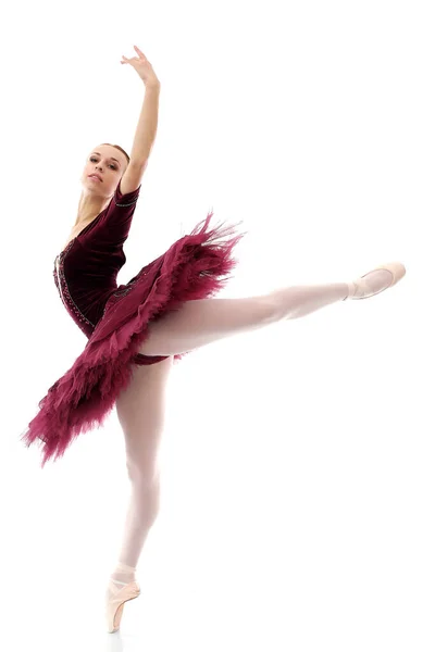 Atemberaubende Ballerina Aktion — Stockfoto